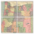 Oregon Map Coaster Set of 4