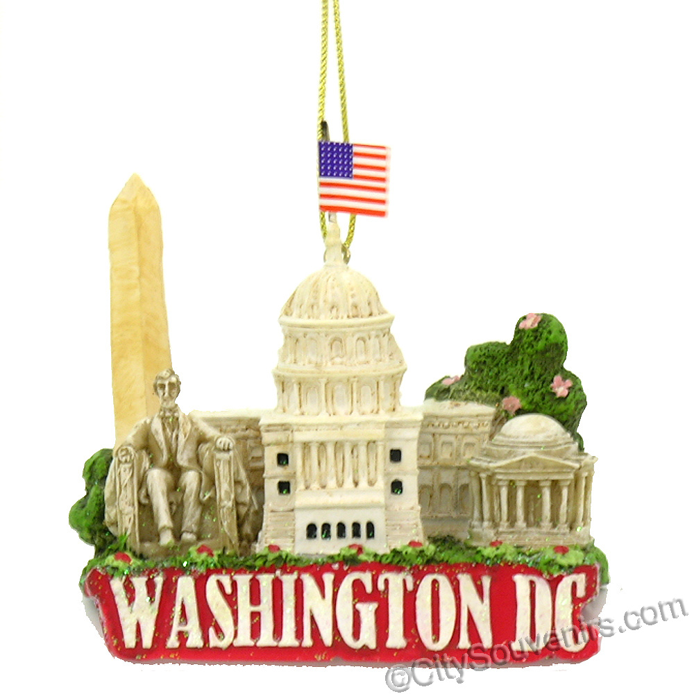 Kurt Adler Washington DC Skyline Landmarks Ornament - Thumbnail 5