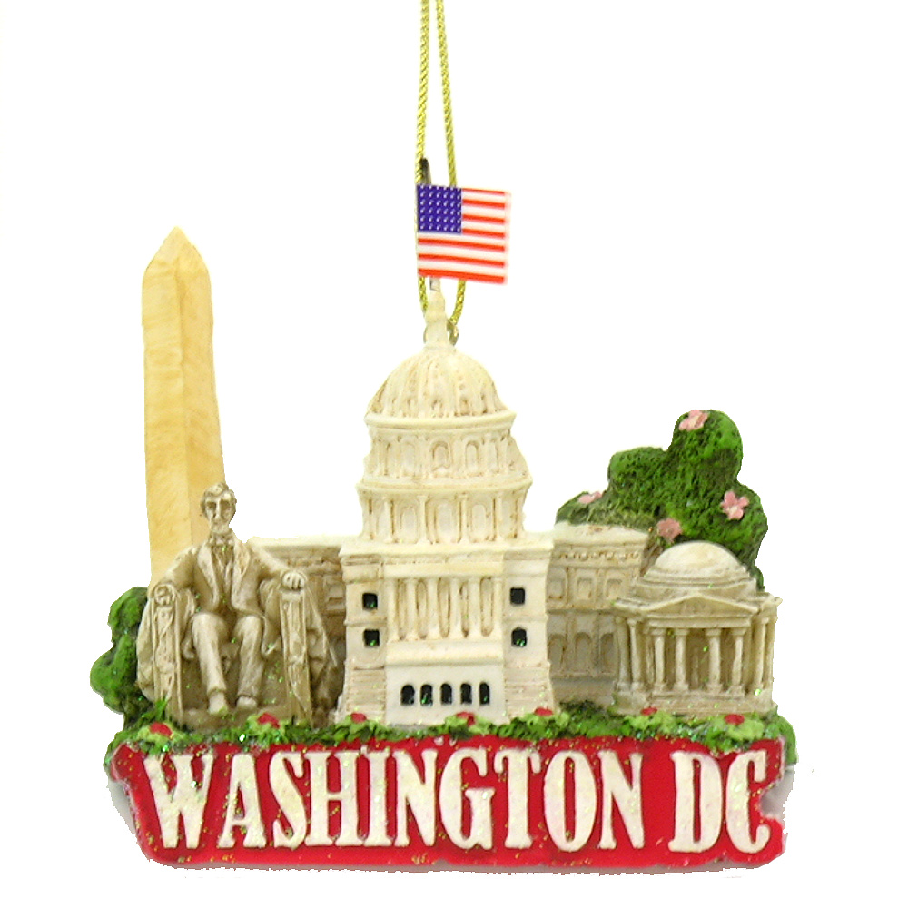 Kurt Adler Washington DC Skyline Landmarks Ornament - Thumbnail 4