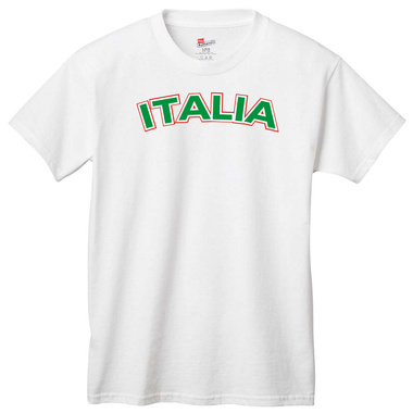 ITALIAN FABRIC BASIC T-SHIRTS Lサイズ Amazon.com: TOOLOUD Italian Flag - Italy Text Childrens T