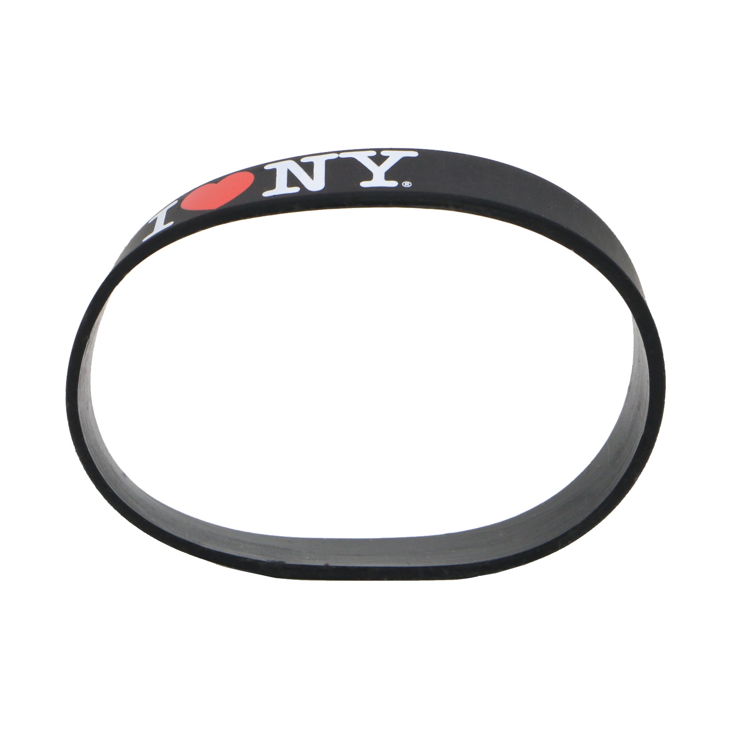 I Love NY Rubber Bracelet - White