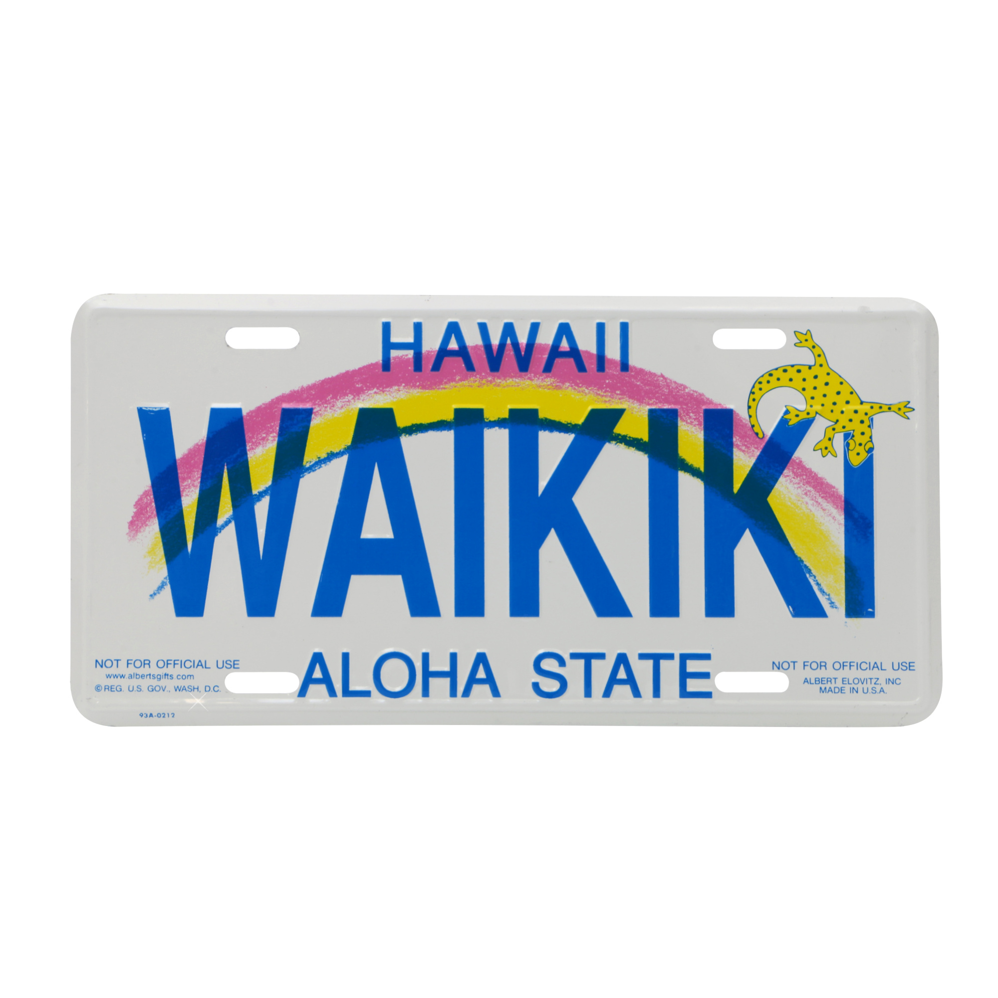 Waikiki License Plate