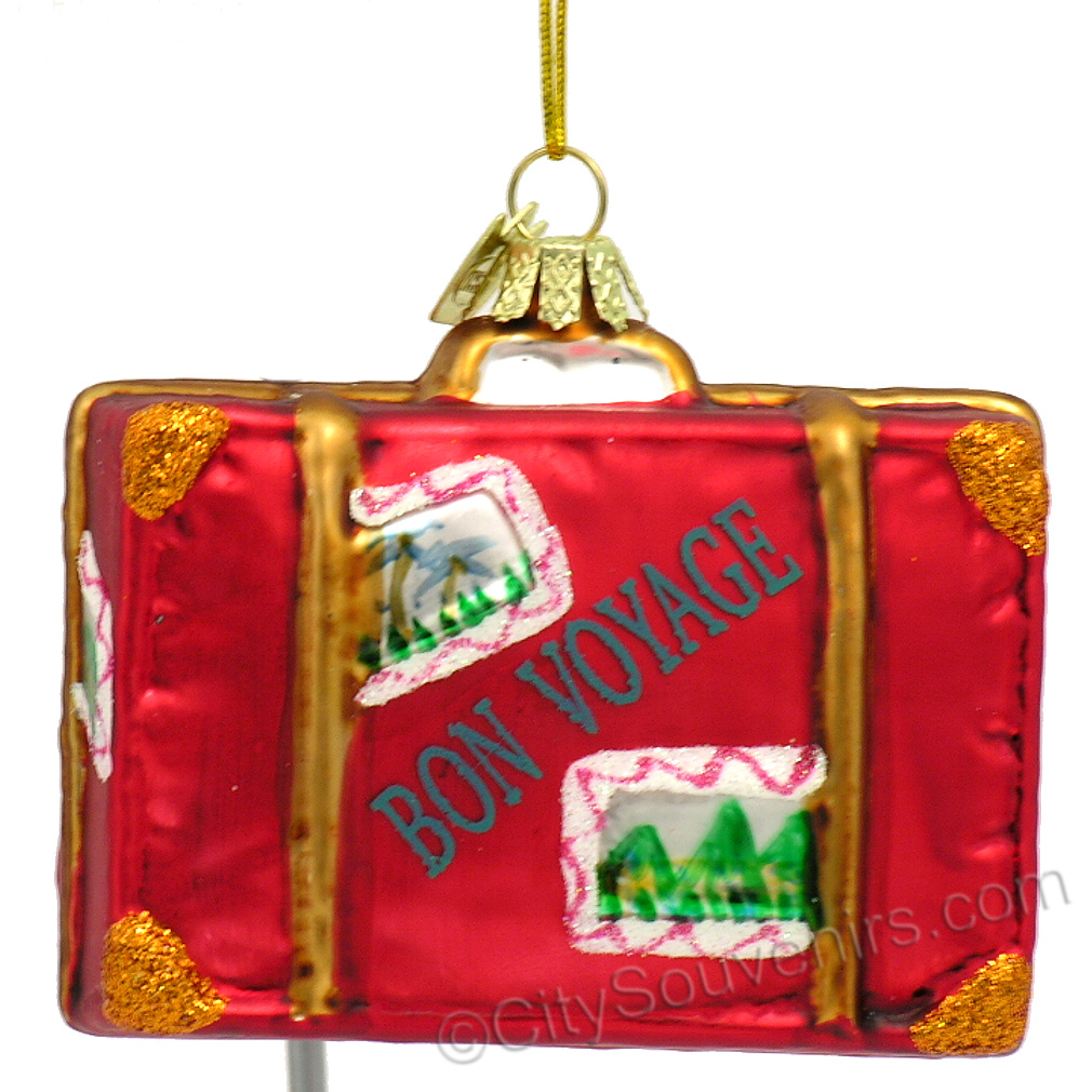 Kurt Adler Travel Suitcase Ornament - Thumbnail 4
