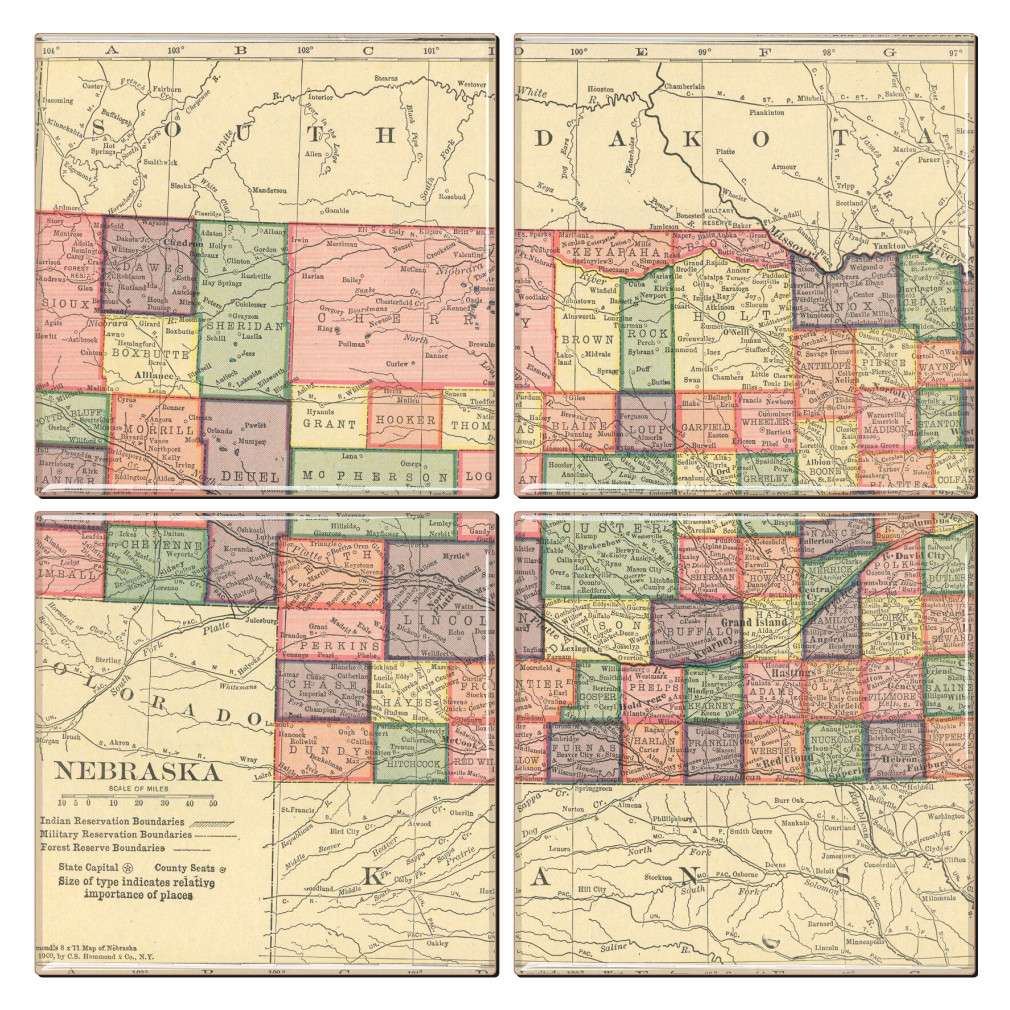Nebraska Map Coaster