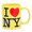 yellow I love NY mug