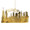 Gold Plated NYC Skyline Christmas Ornament from New York City