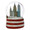 Patriotic NYC Skyline Snow Globe