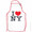 I Love NY apron.  I  Love NY apron souvenir from New York City.