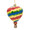 glass hot air balloon Christmas ornament