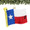 Texas Christmas Ornaments, glass state flag