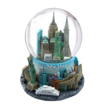 Musical NYC Snow Globe Landmark Replica 5.5in