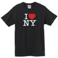Black I Love NY T-Shirt, Adult Sizes