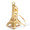 Gold Eiffel Tower Key Chains