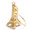 Gold Eiffel Tower Key Chain