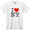 White I Love NY T-Shirts, Adult Sizes, Officially Licensed