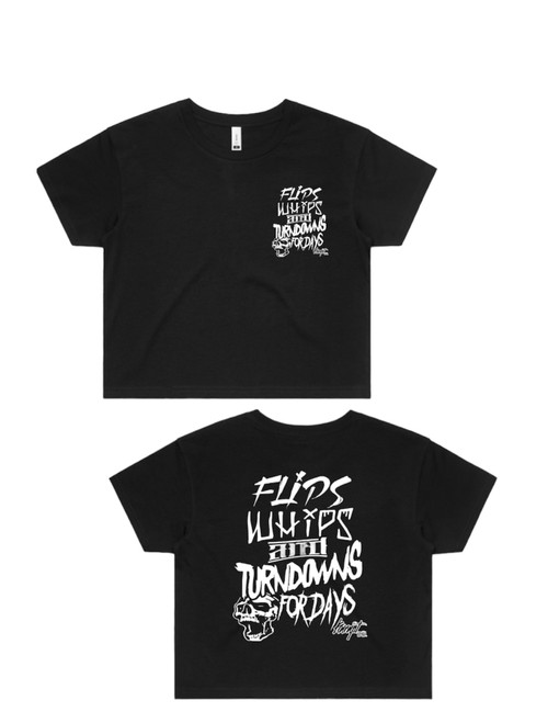 FLIP WHIPS CROP TEE