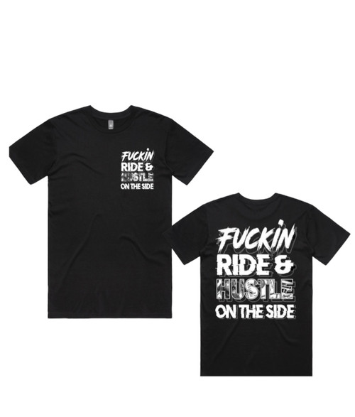 HUSTLE & RIDE TEE