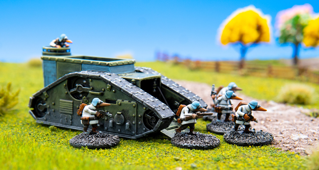 Easky Ghrykyn Armored Carriage (15mm) - zombiesmith