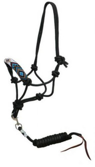 Beaded Nose Rope Halter With Removable Lead