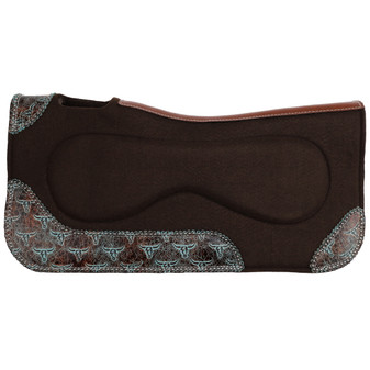 Weathered steer built up pad