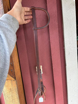 Handmade amish one ear head stall