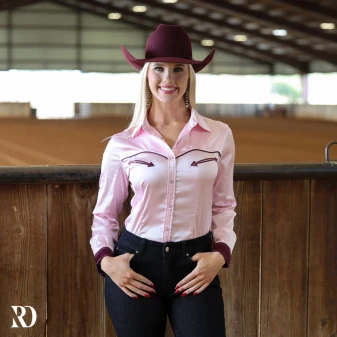 Dixie satin rodeo shirt Large