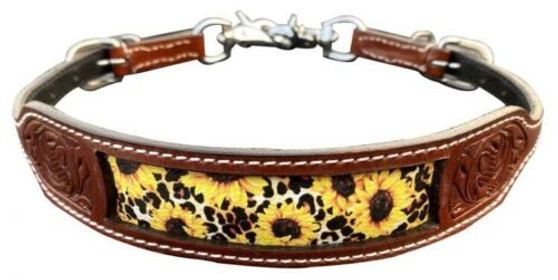 Wither Strap w/ Sunflower & Cheetah Inlay