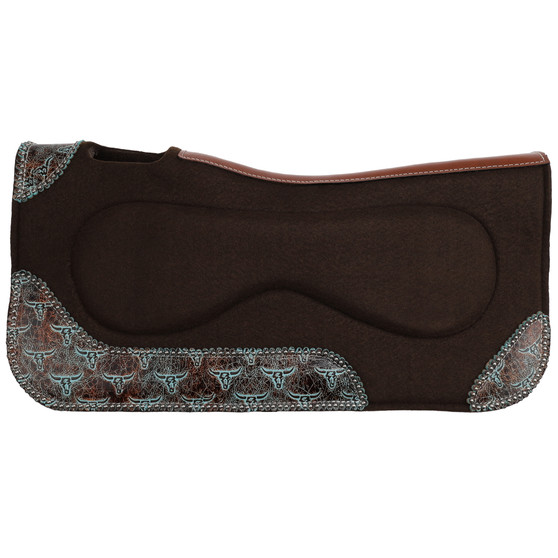 Weathered steer built up pad