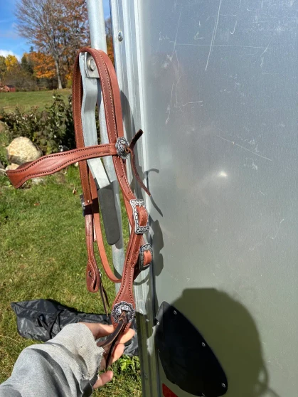 Amish J Watt buckle headstall