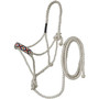 Tough-1 Beaded Nose Rope Halter With Lead