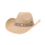 Las Cruces Vegan Fabric Cowboy Hat