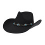 Taos Vegan Fabric Cowboy Hat