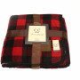 Buffalo Check Sherpa Lined Throw Blanket