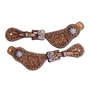 Ladies crystal rhinestone spur straps