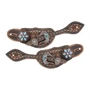Ladies dusky teal spur straps