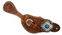 Ladies blue rhineston spur straps
