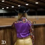 Vegas lights rodeo shirt Small