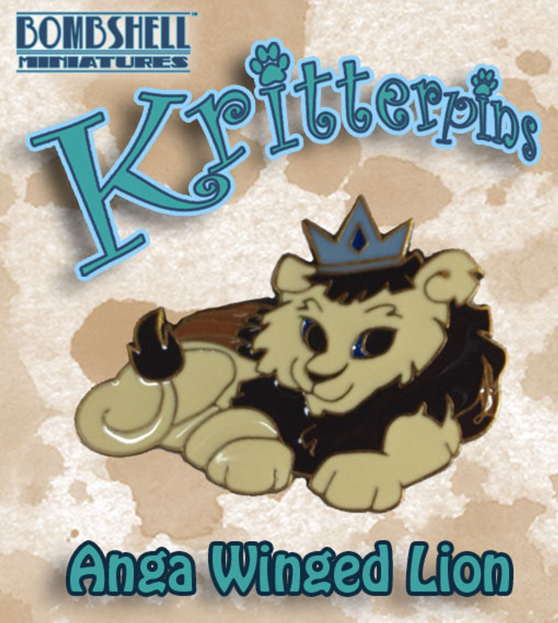 Kritterpin - Anga the Winged Snow Lion