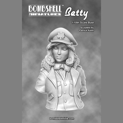 70004 - Betty the Bombardier 1/10th Bust