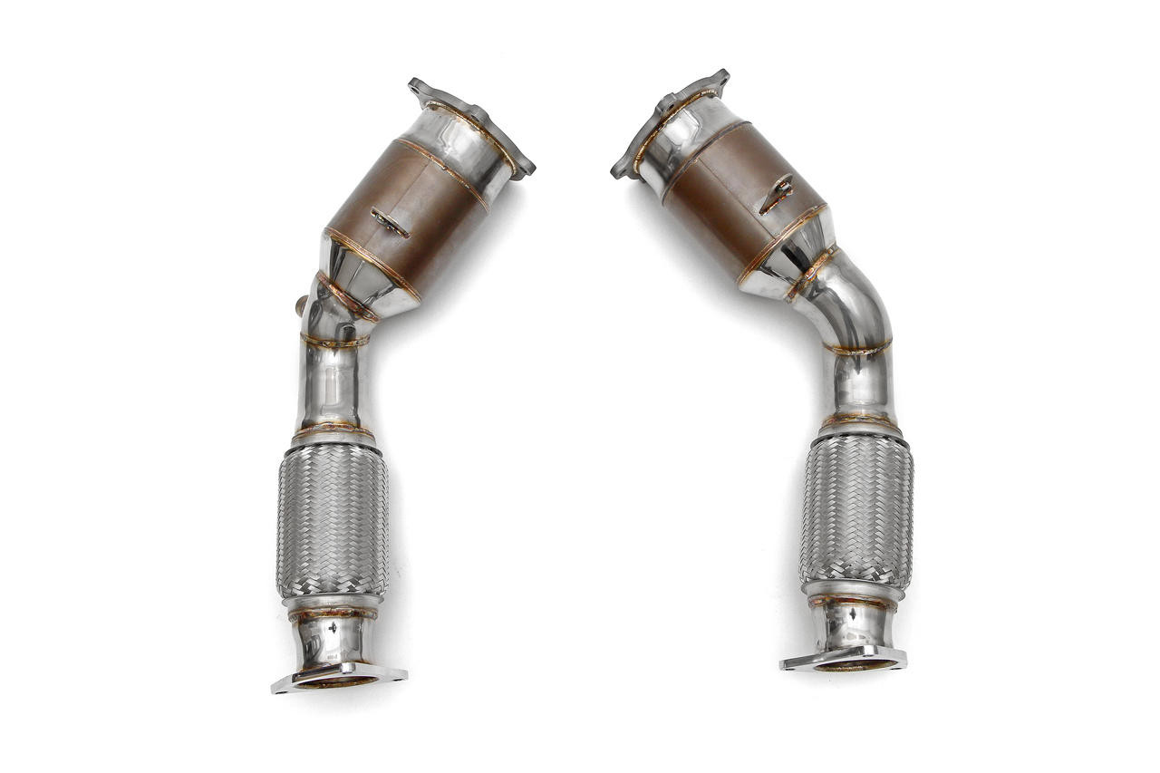 Fabspeed Motorsport Fabspeed Porsche 955 Turbo / Turbo S Primary Sport Catalytic Converters 2002-2007
