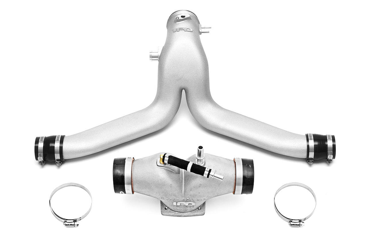 IPD Porsche 997.2 Turbo IPD Intake Plenum and Y-Pipe 2010-2012