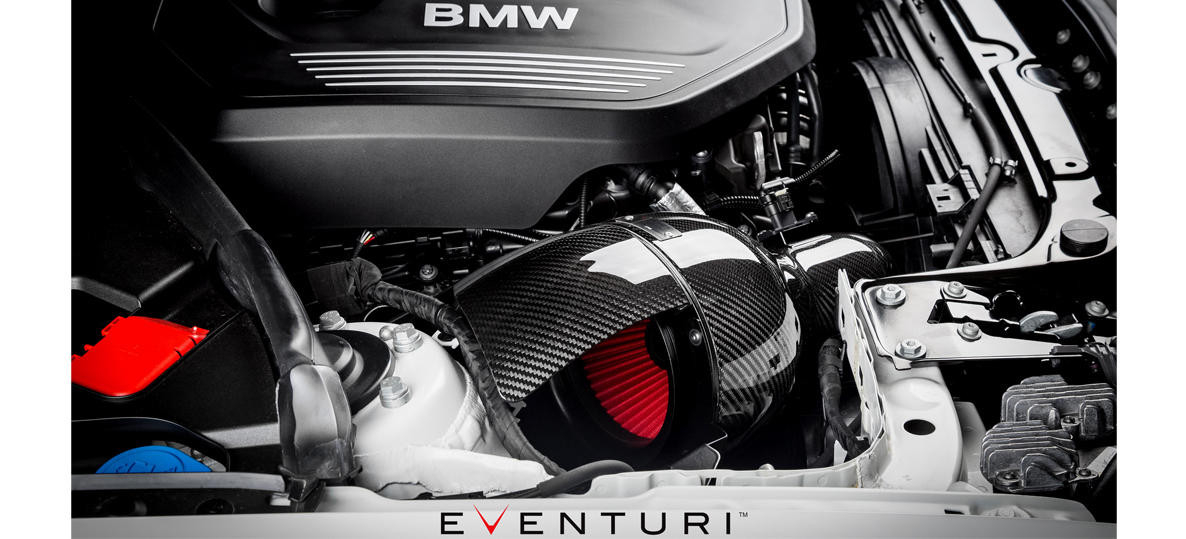 Eventuri BMW B58 M140i, M240i - Black Carbon Intake (EVE-B58-CF-INT)