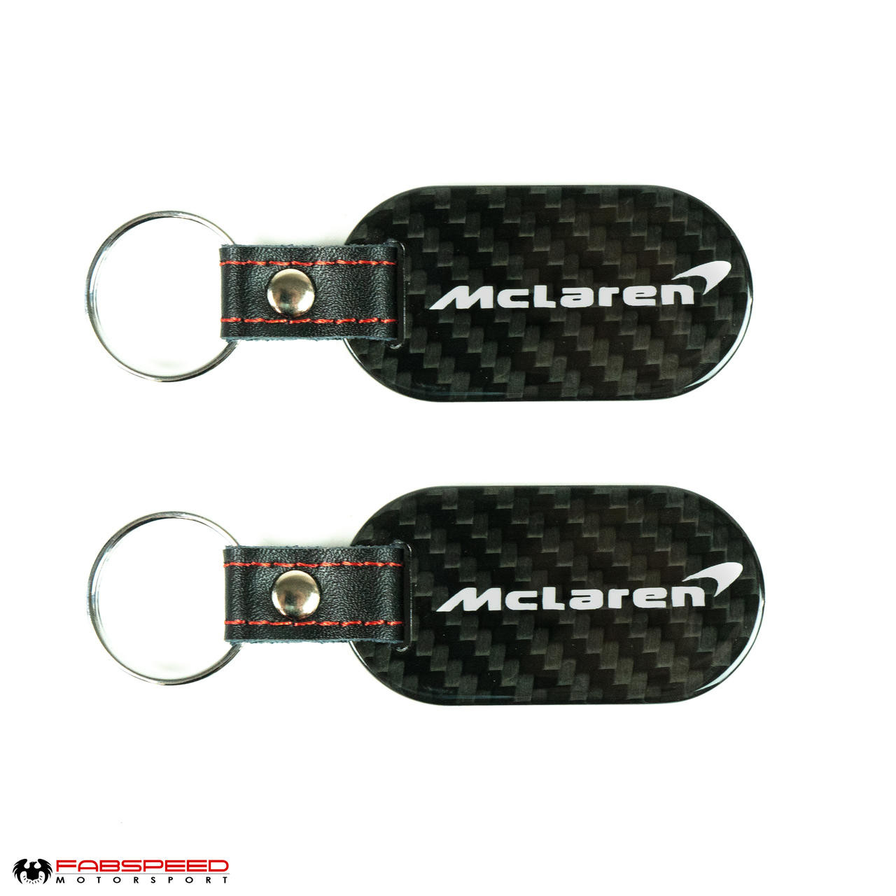 Fabspeed Motorsport Fabspeed Mclaren Swoop and Text Carbon Fiber Keyring