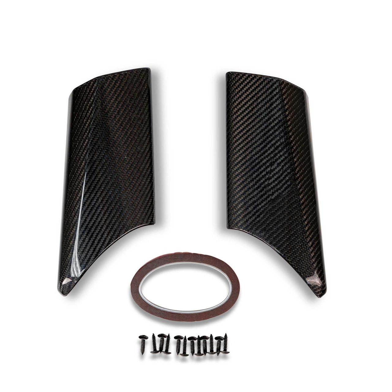 Chevrolet Corvette C8 Z06 w/ Z07 Package Carbon Fiber Wing Risers