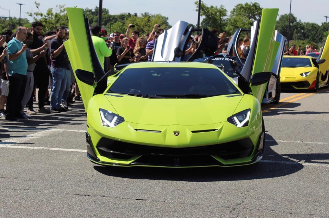 2019 Lamborghini Aventador SVJ at Top Gear Car Show | Fabspeed Motorsport