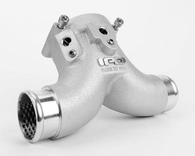 The IPD Cayenne Plenum provides power by means of a superior design that increases air speed, boost response and performance. This is achieved with larger inlets and better diversion areas. The cast aluminum construction can also withstand higher pressures and heat levels. The factory plastic intake is very prone to cracking, especially with Cayenne Turbos producing higher boost levels.