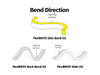 Sloan FlexiBRITE24 Gen2 Side Bend - Bend Direction