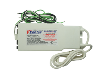 Ventex VT9060CL-277 Neon Transformer Power Supply   100v-9000v  60mA