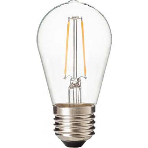 Zlight Led Filament St14 Bulb Clear Soft White 27k | PartsForSigns.Com