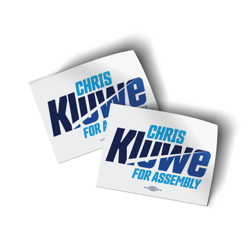 Chris Kluwe (4" x 3" Vinyl Sticker -- Pack of Two!)